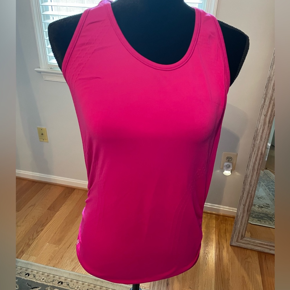 Athleta hot pink tank.